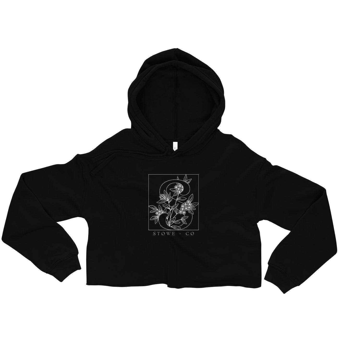 Stowe + Co Basic, Cropped Hoodie