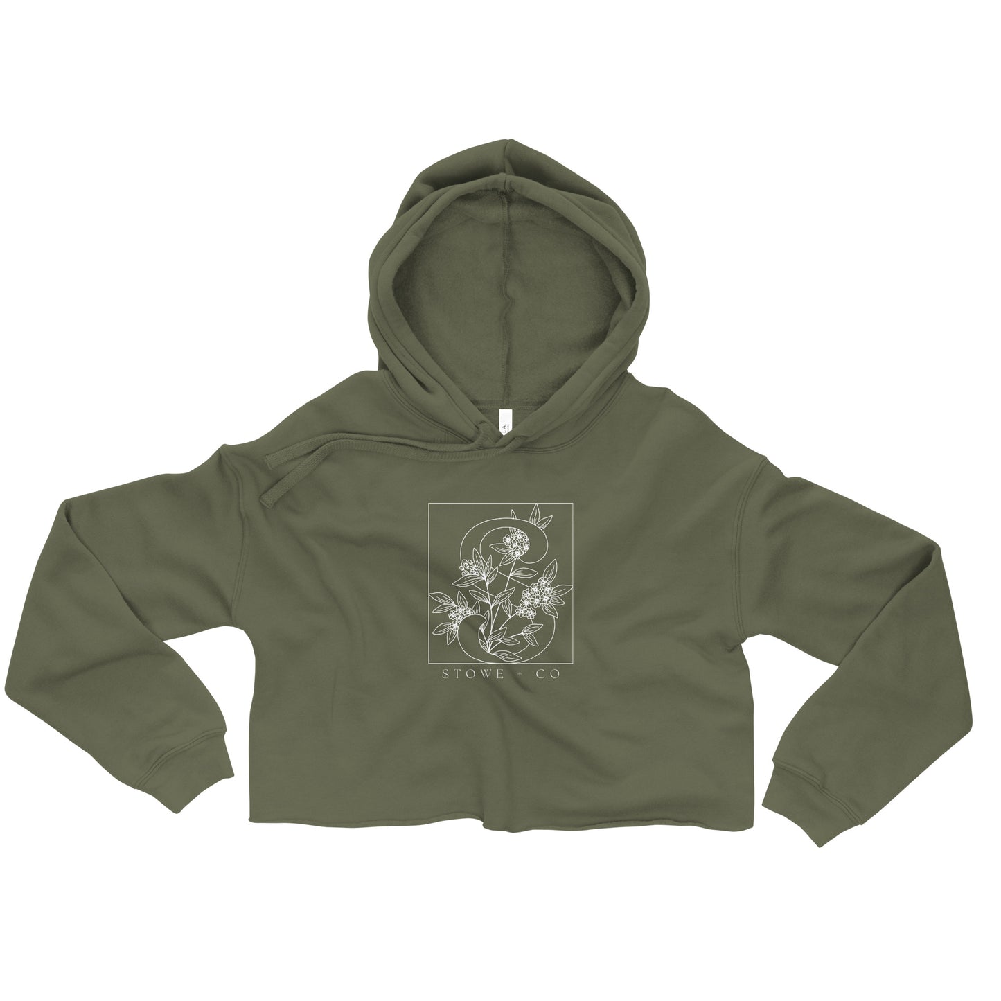 Stowe + Co Basic, Cropped Hoodie