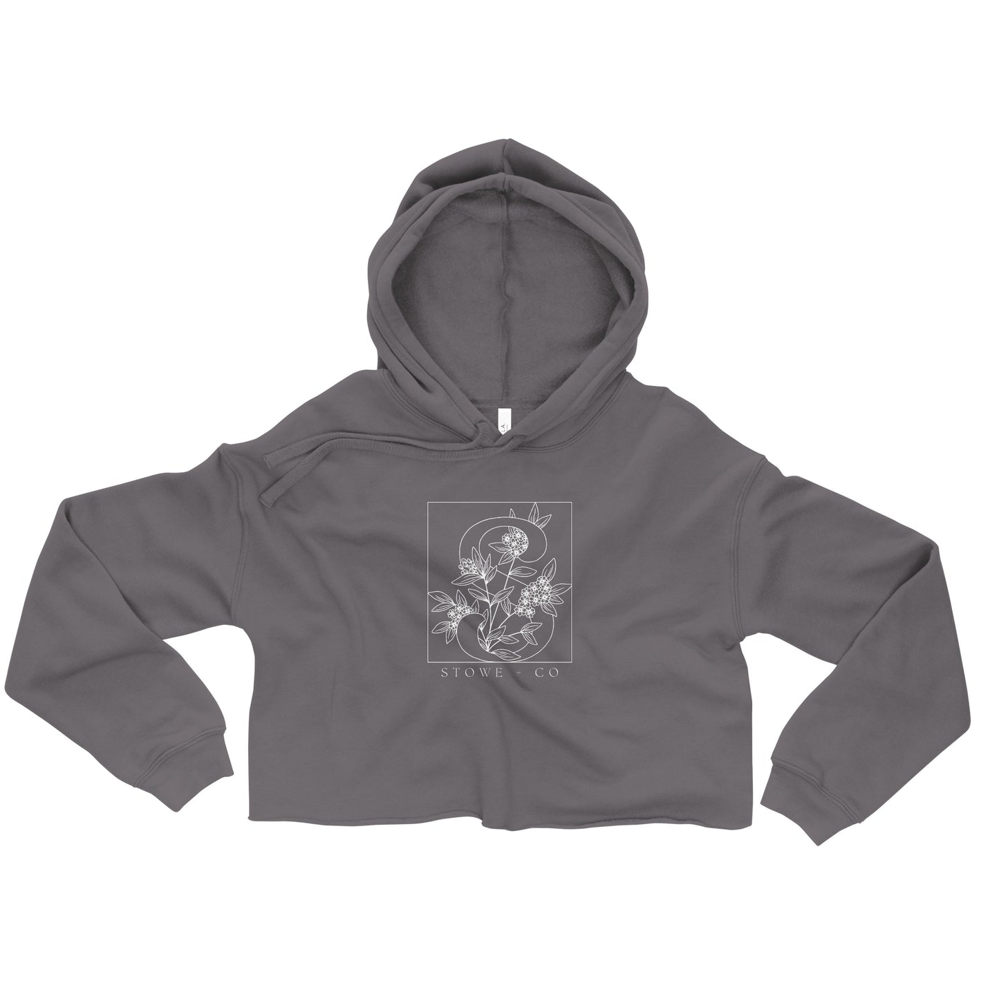Stowe + Co Basic, Cropped Hoodie